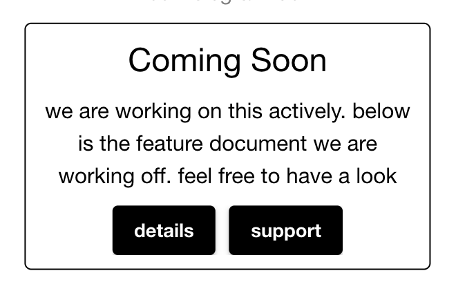 coming soon component
